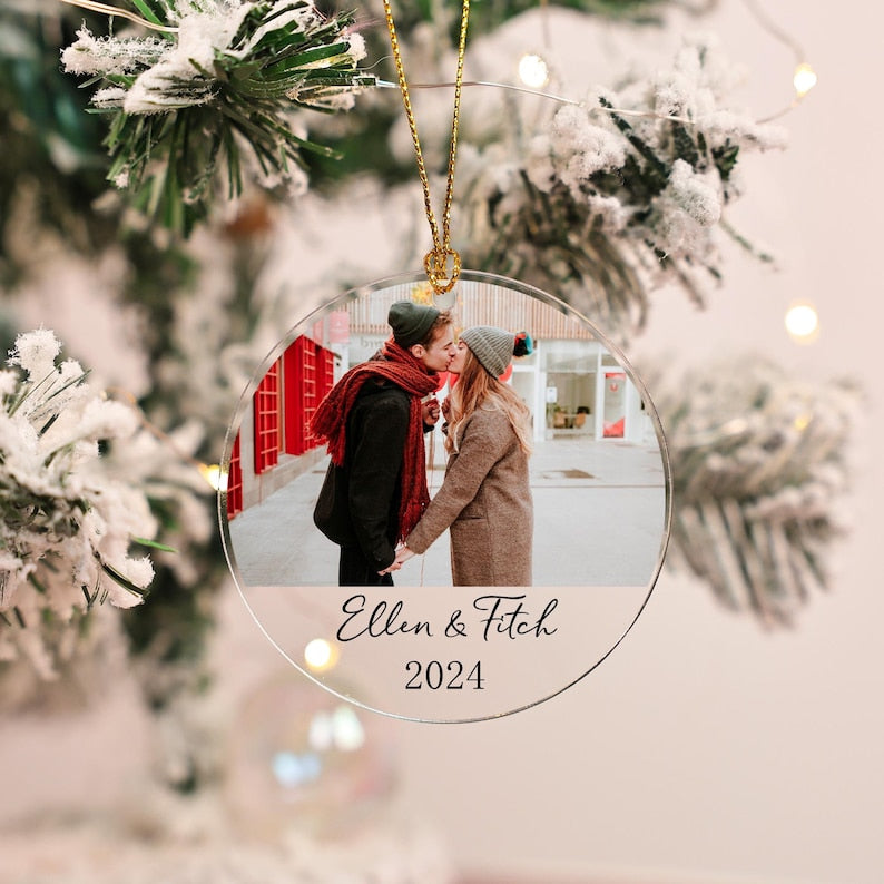Personalized Photo Christmas Ornaments,Custom Picture Ornament