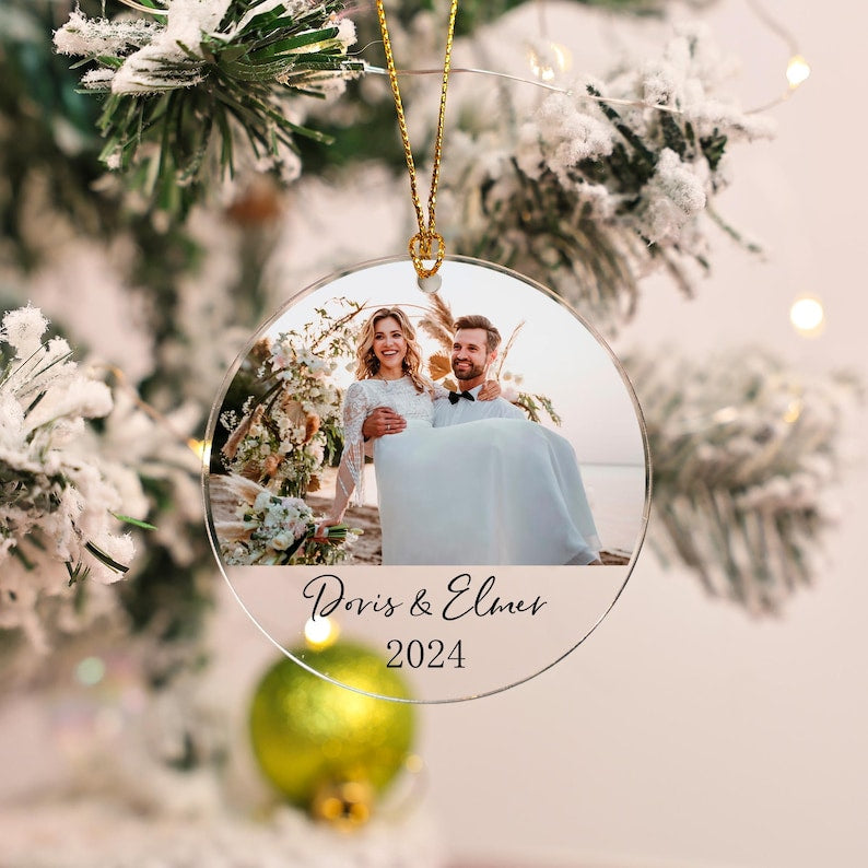 Personalized Photo Christmas Ornaments,Custom Picture Ornament