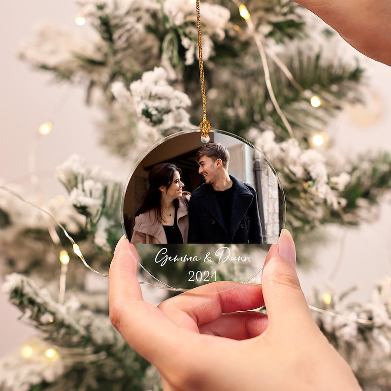 Personalized Photo Christmas Ornaments,Custom Picture Ornament