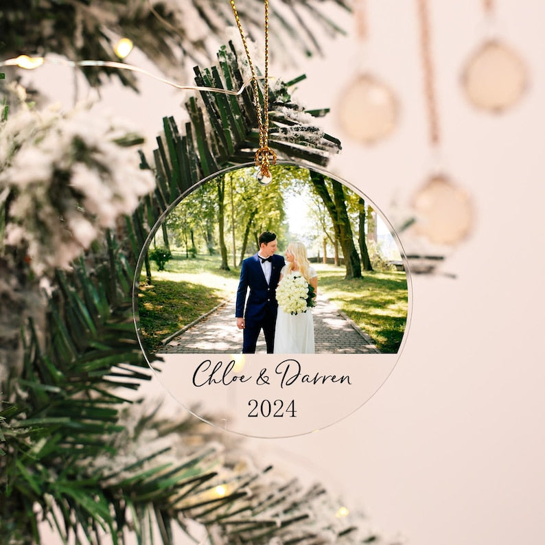Personalized Photo Christmas Ornaments,Custom Picture Ornament